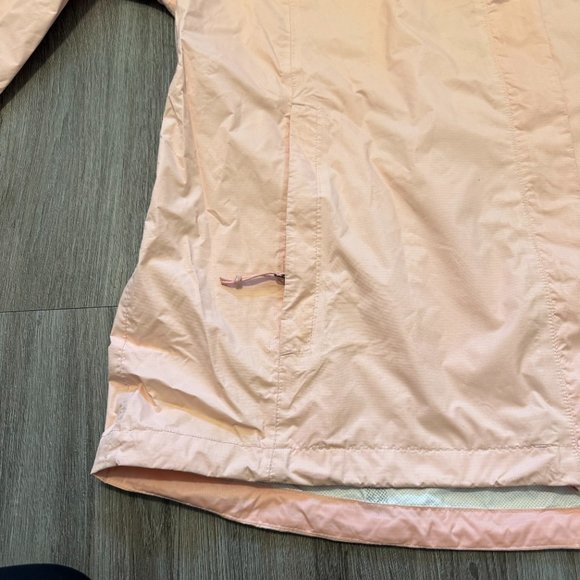 North Face Rain Full Zipper Jacket Light Pink Adjustable Dryvent Women Size XXXL - Picture 3 of 16